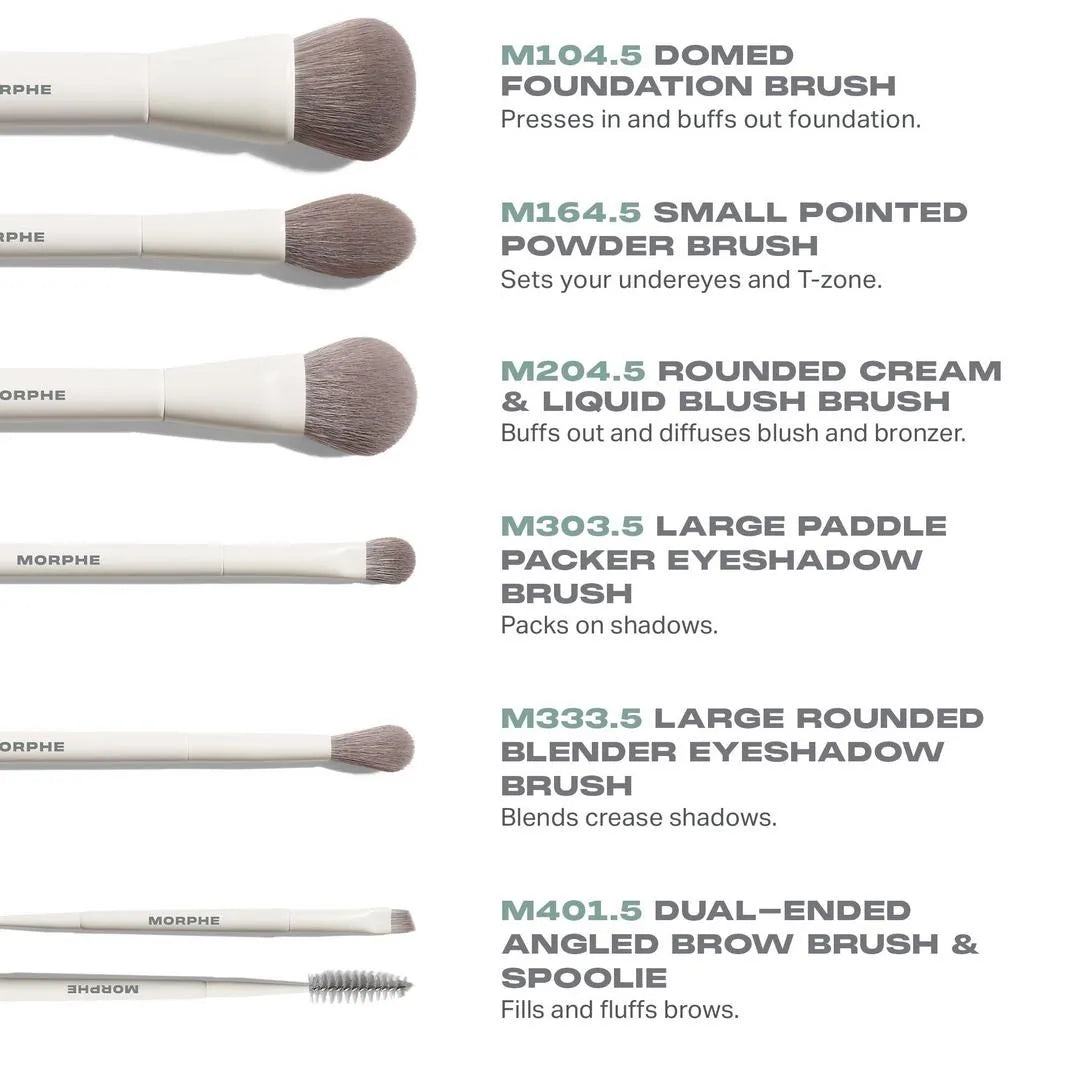 Morphe Along for the Glide 6-Piece Set de Viaje