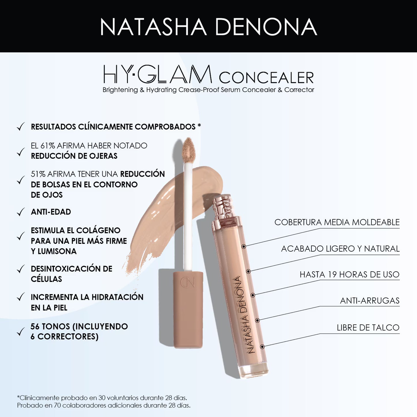 Natasha Denona hy-glam concealer (corrector de imperfecciones)
