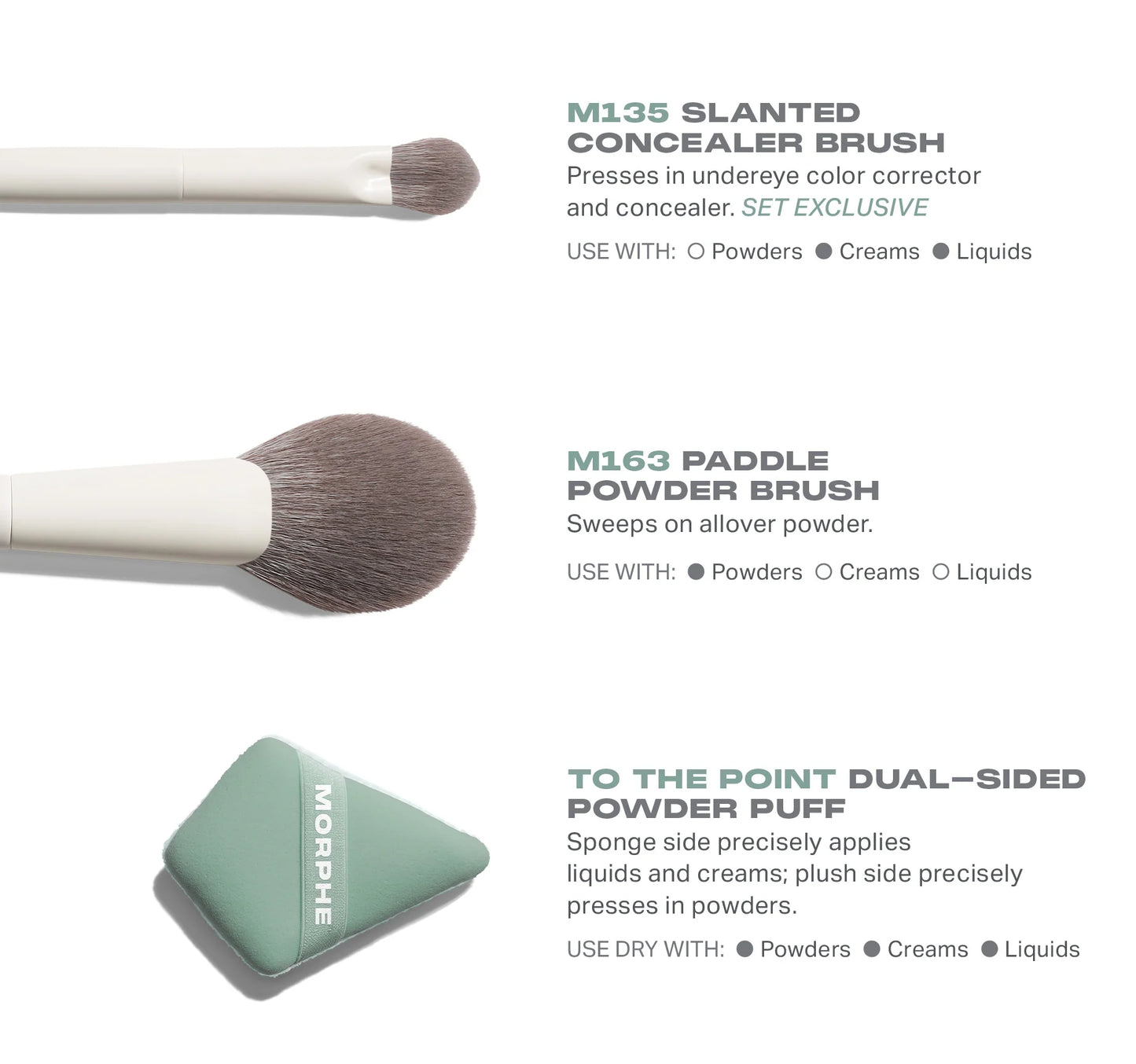 Morphe Conceal & Set Tool Trio
