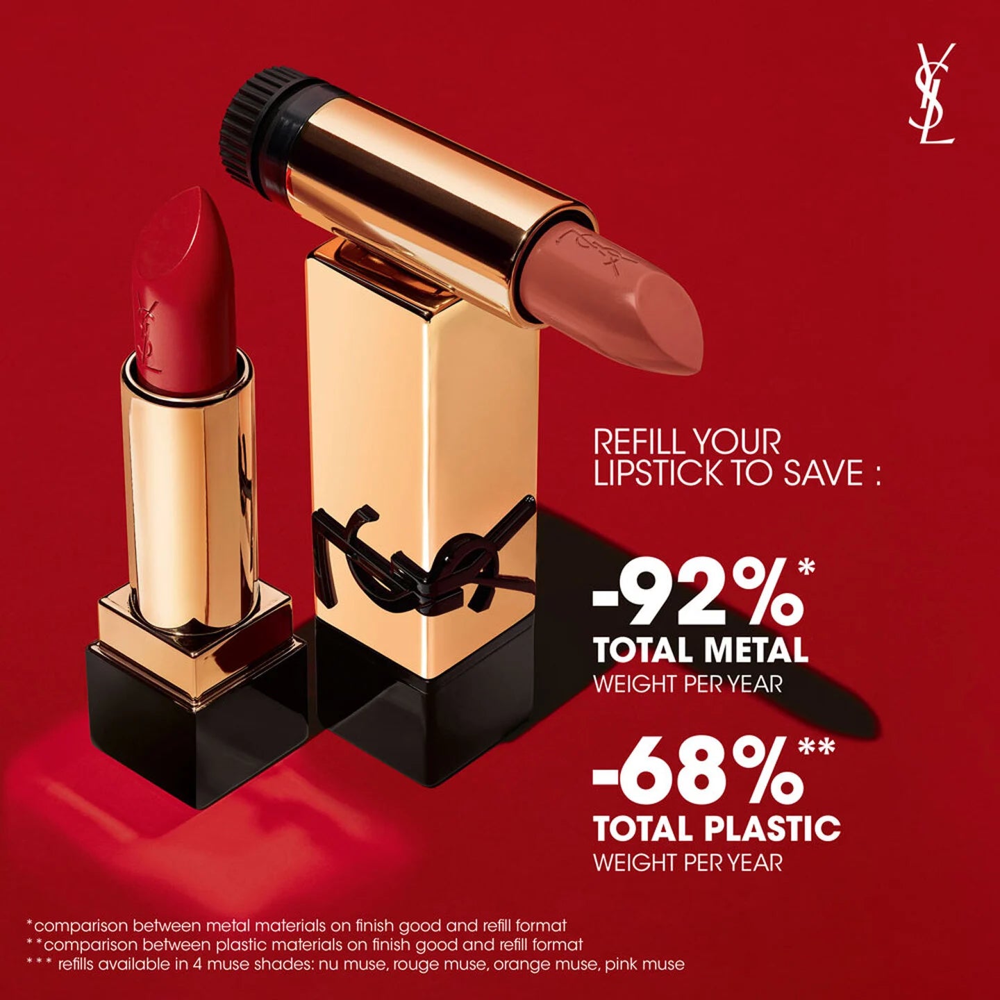 Ysl Barra De Labios Rouge Pur Couture
