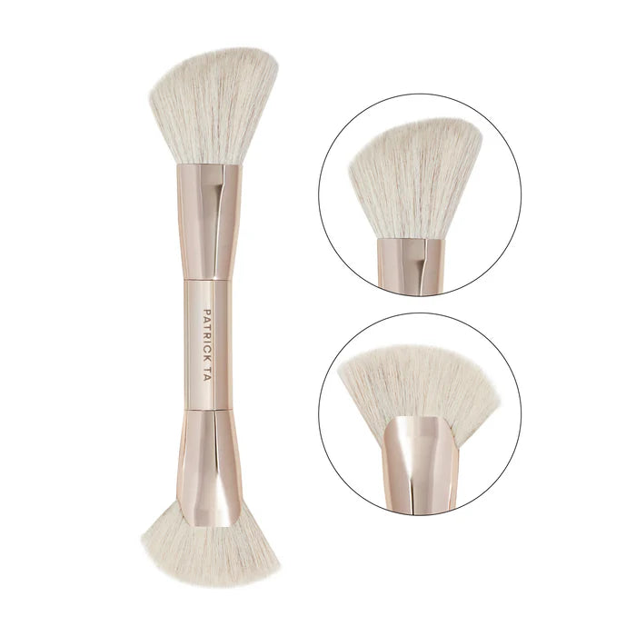 Patrick Ta Dual-Ended Contour Brush (brocha para contorno)