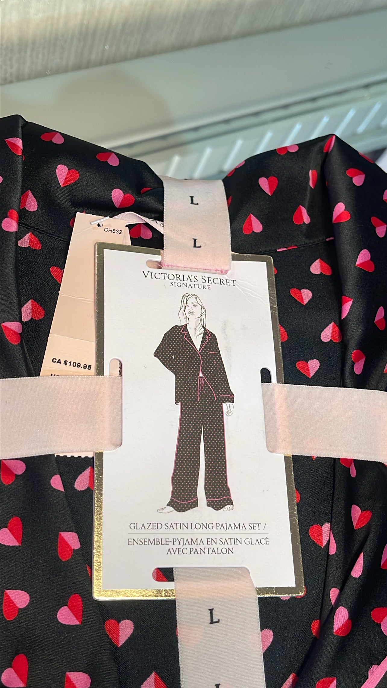 VICTORIA SECRET Set 2 Pzas de Pijama Corazones