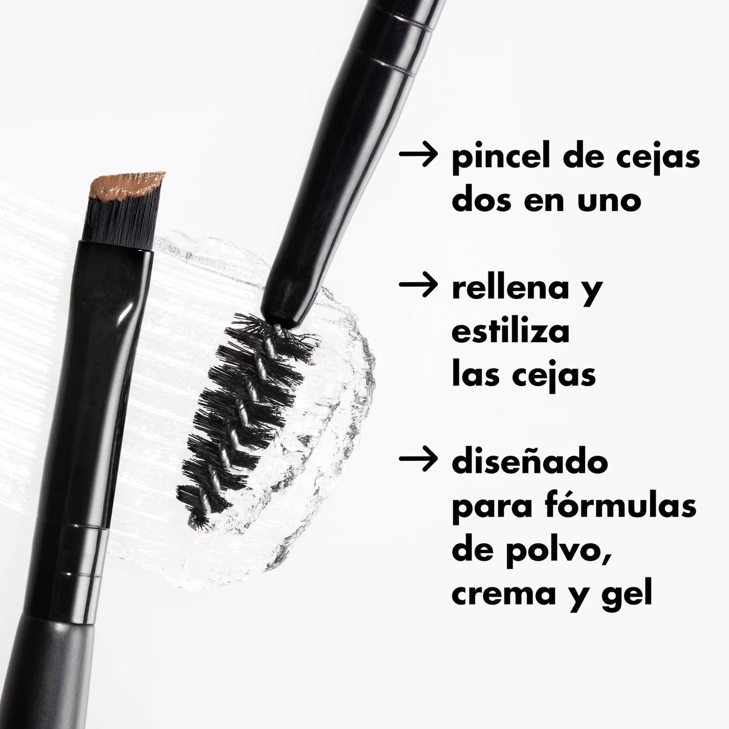 Cepillo para cejas doble punta