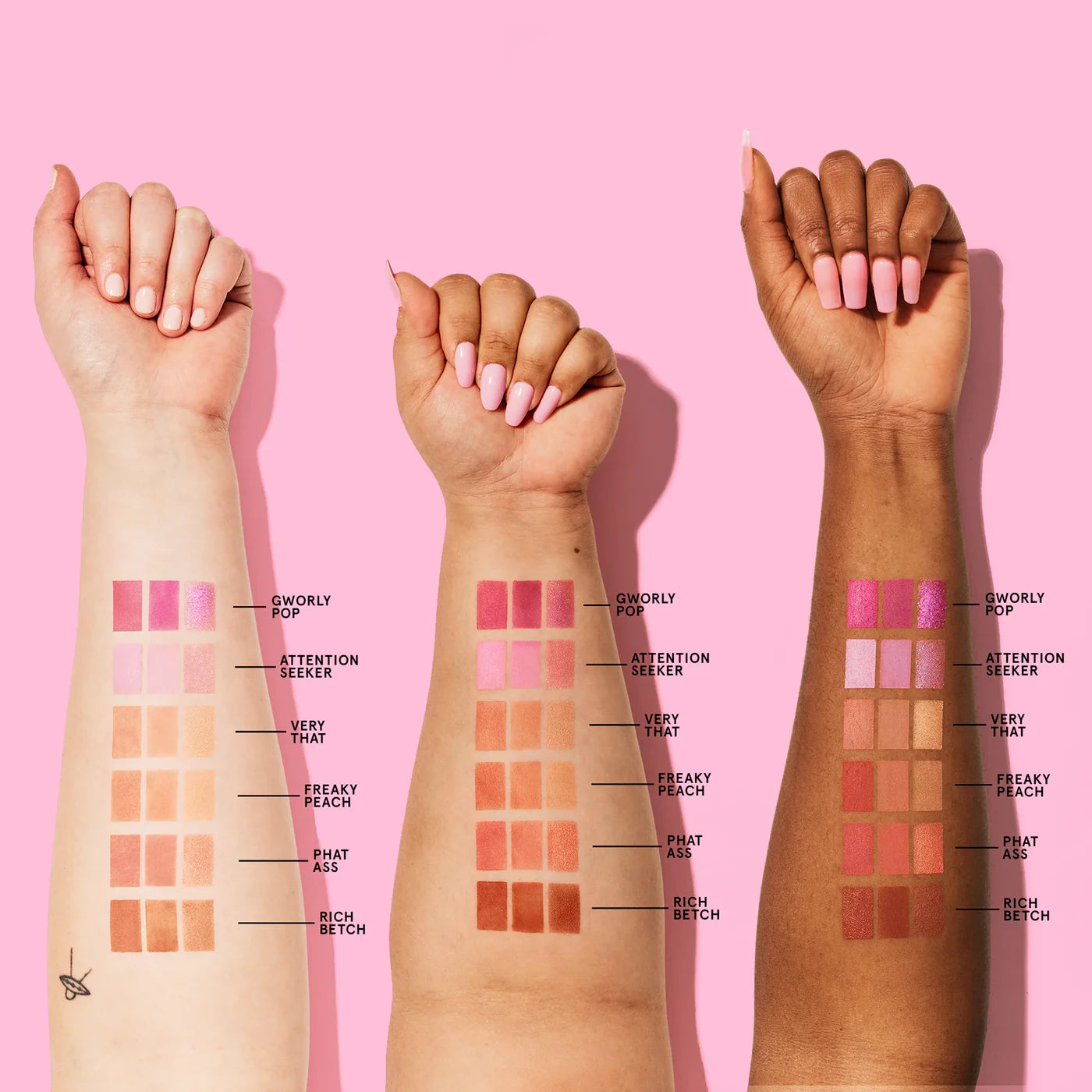 ONE/SIZE by Patrick Starrr | Cheek Clapper 3D Blush Trio Palette