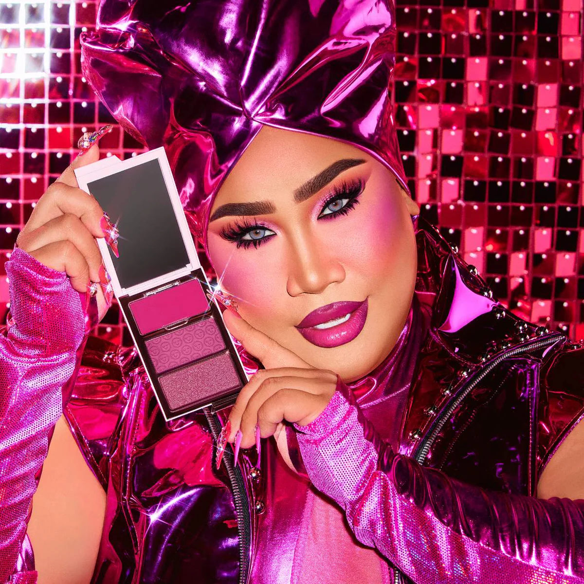 ONE/SIZE by Patrick Starrr | Cheek Clapper 3D Blush Trio Palette