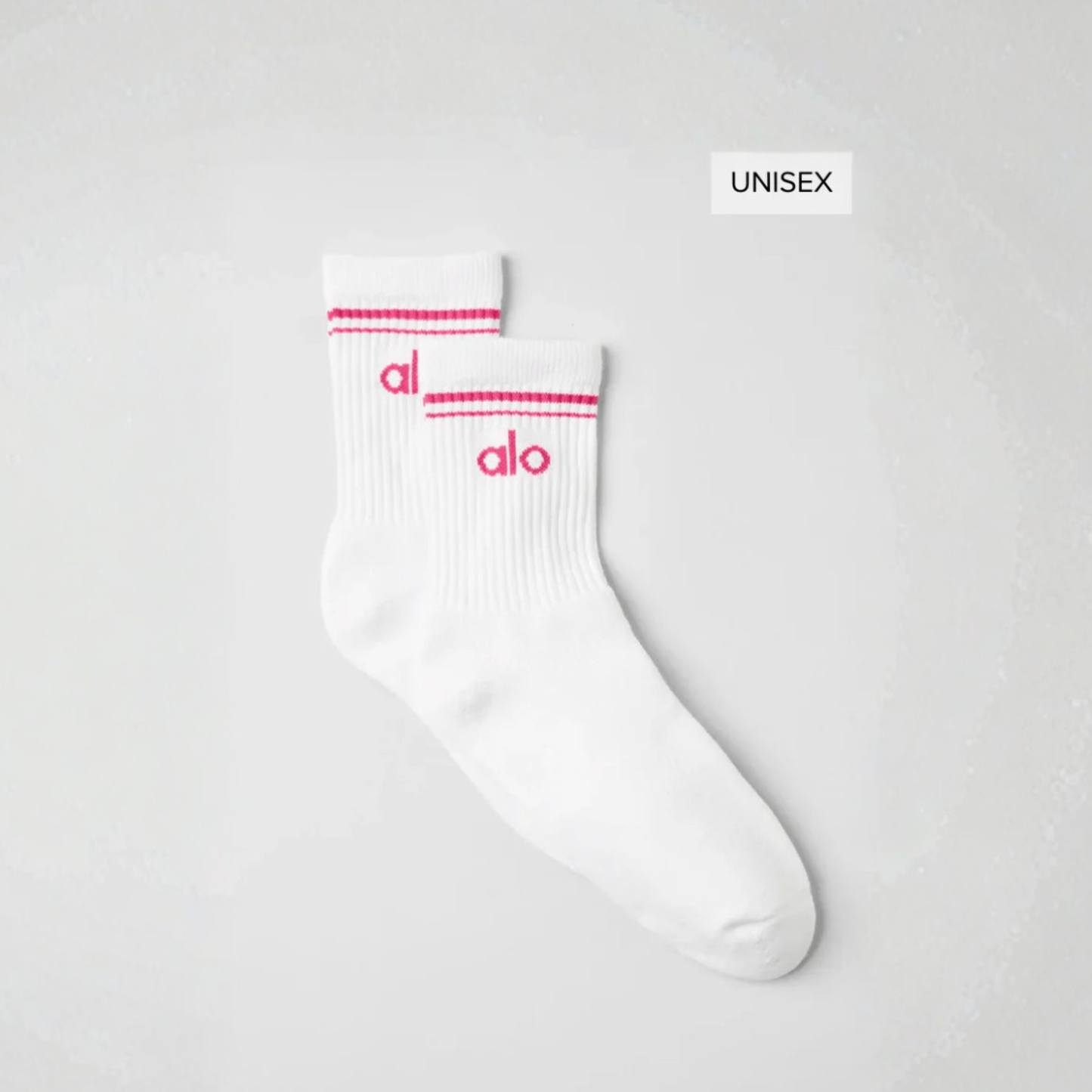 Alo Yoga Unisex Half-Crew Throwback Sock