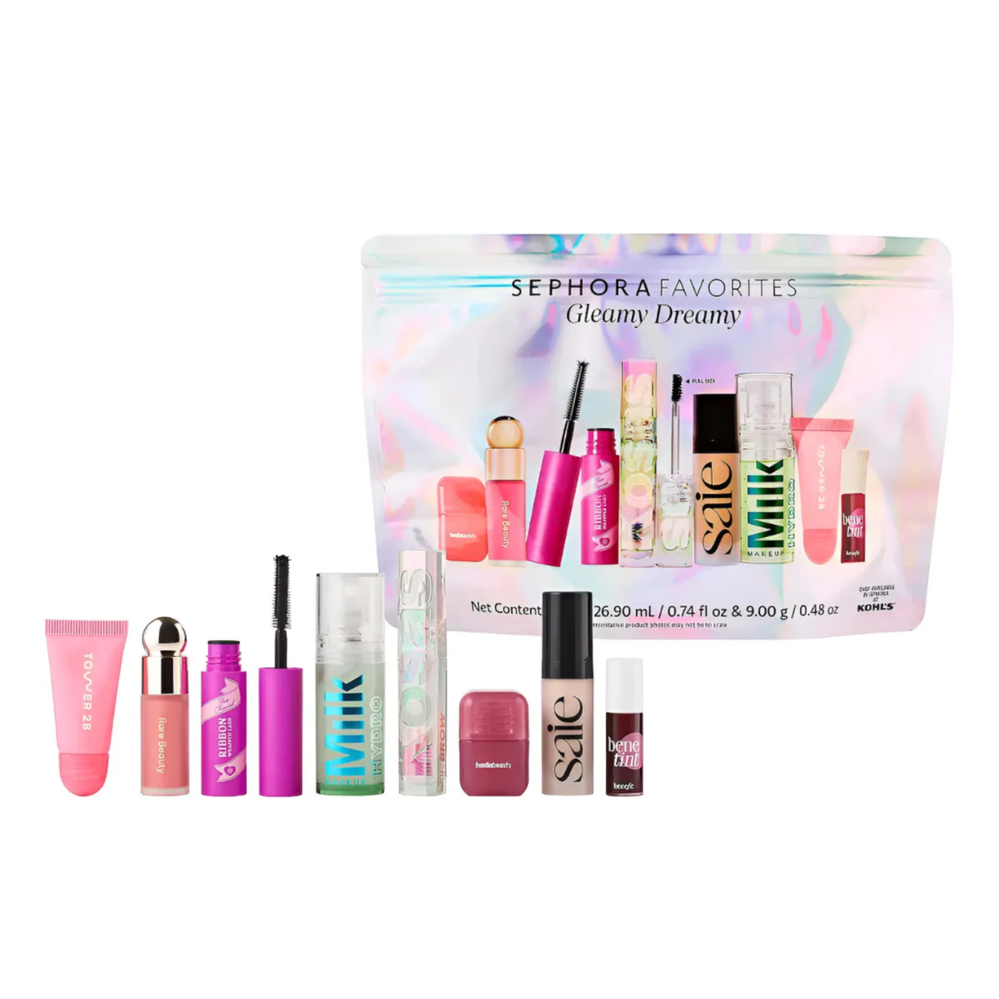 Sephora Favorites Gleamy Dreamy Makeup Value Set 10 piezas/8 piezas