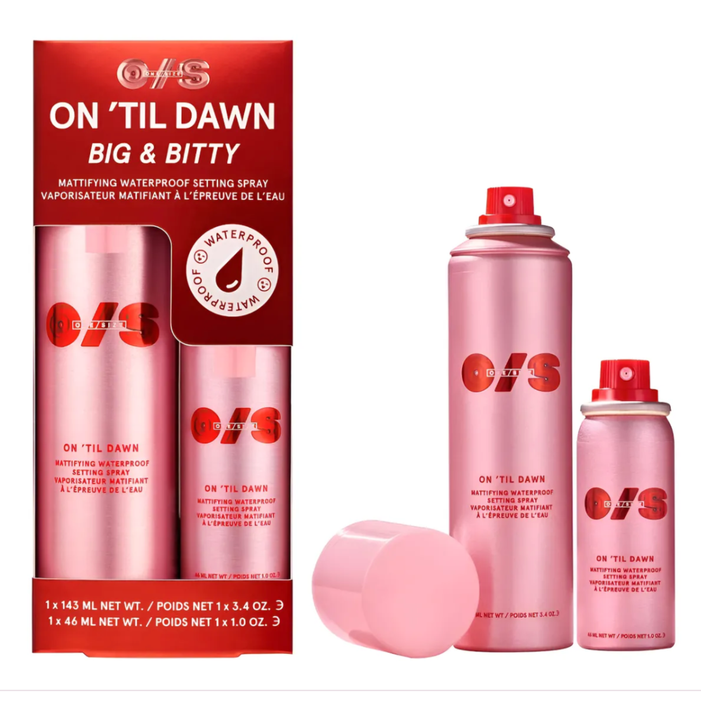 One Size On Til Dawn Mattifying Setting Spray Duo