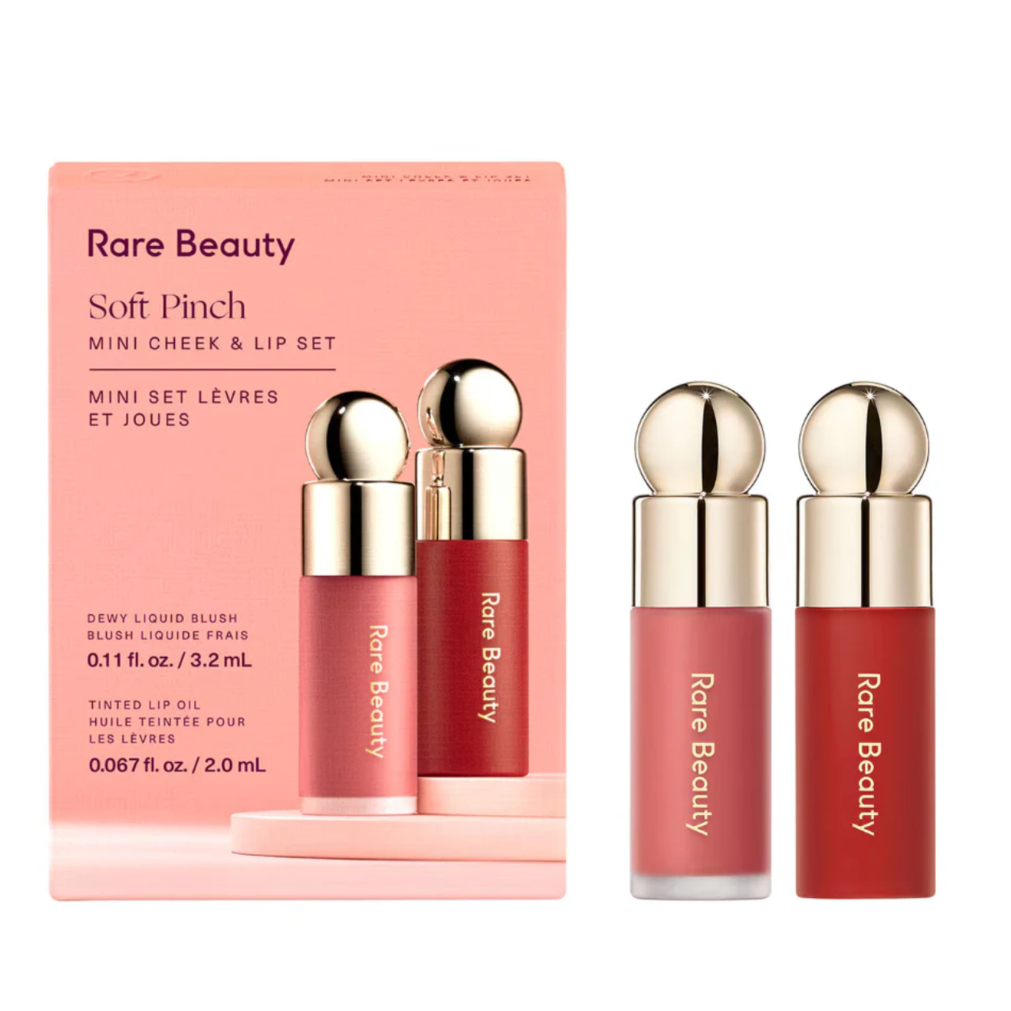 Rare Beauty Set 2 mini blush & labial