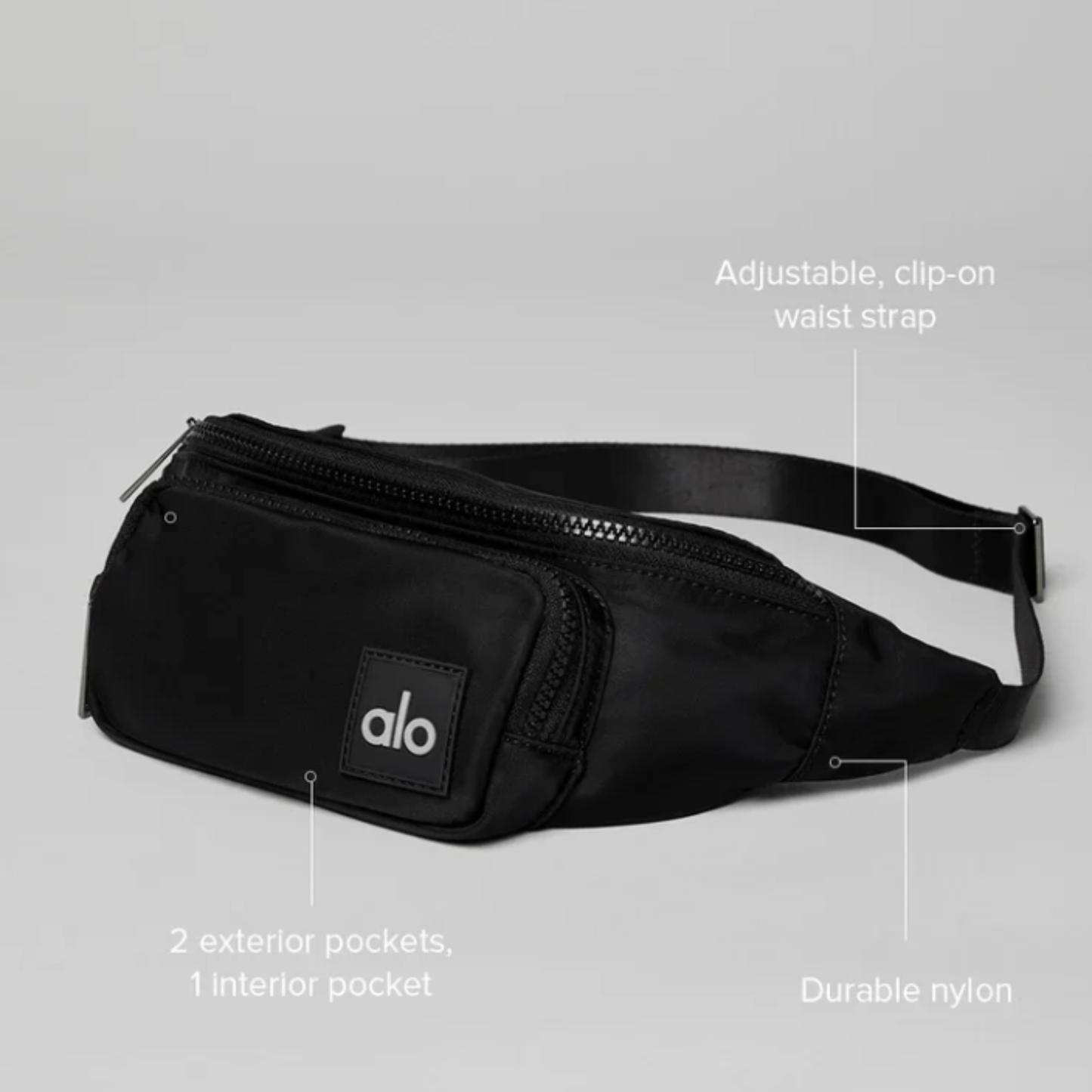 Alo Yoga Explorer Fanny Pack - Black