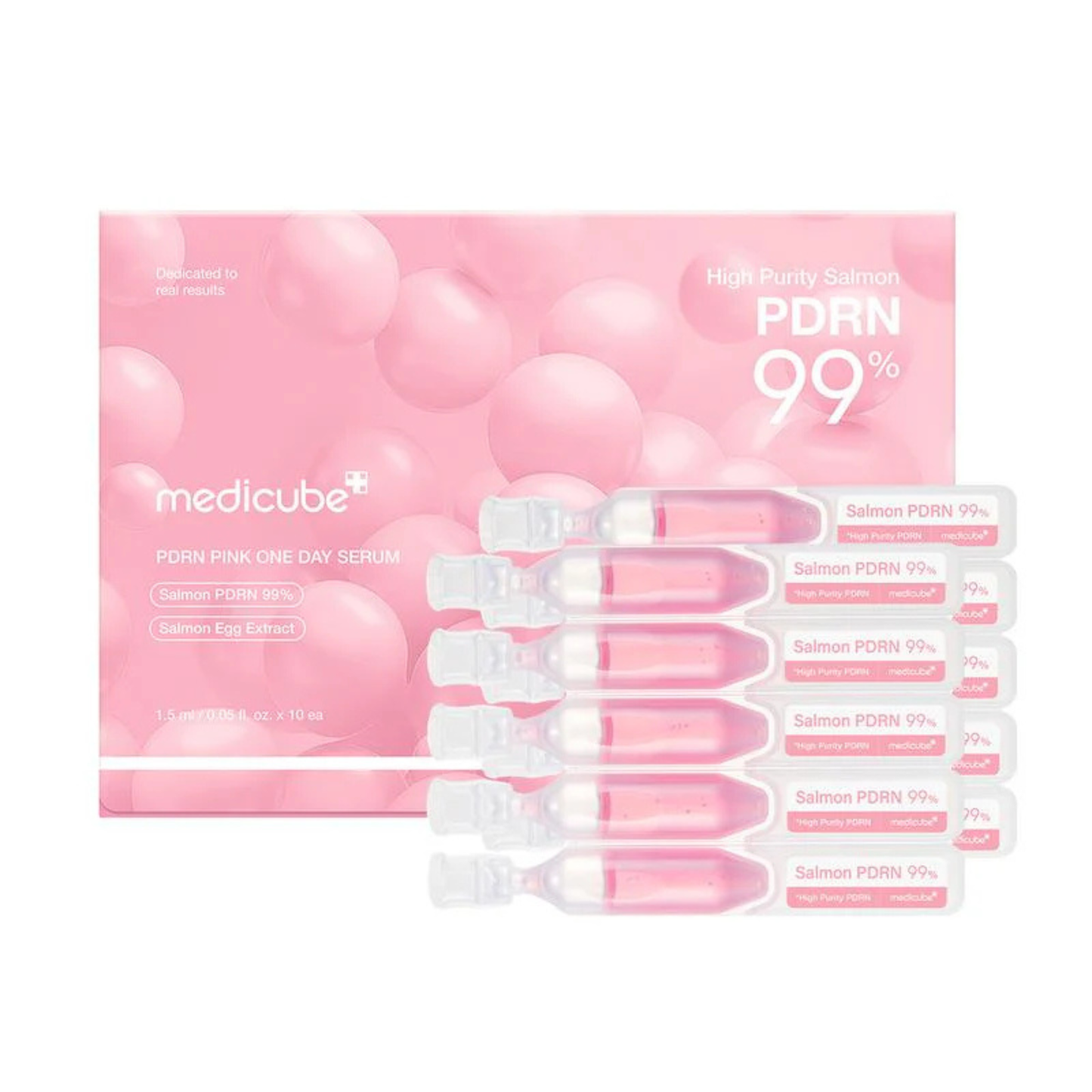 Medicube Salmon DNA PDRN Pink One Day Serum