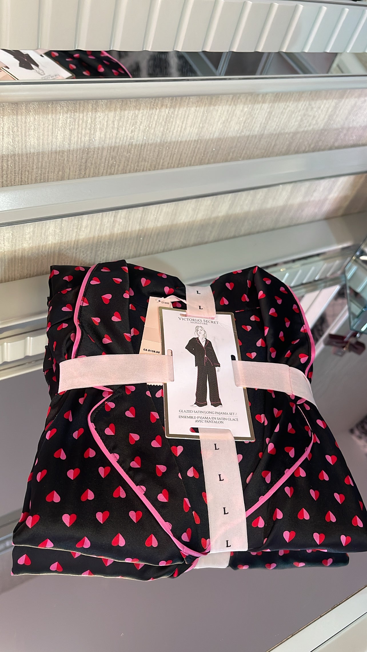 VICTORIA SECRET Set 2 Pzas de Pijama Corazones