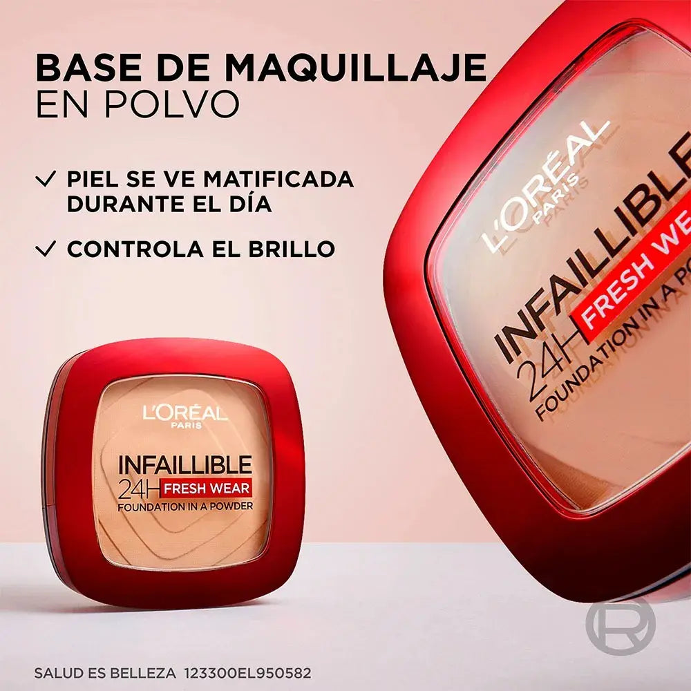 Base de maquillaje en polvo